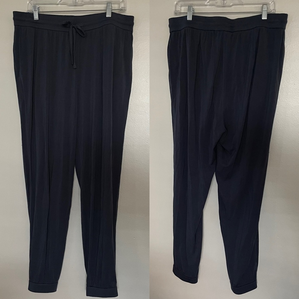 Eileen Fisher Joggers navy blue women large